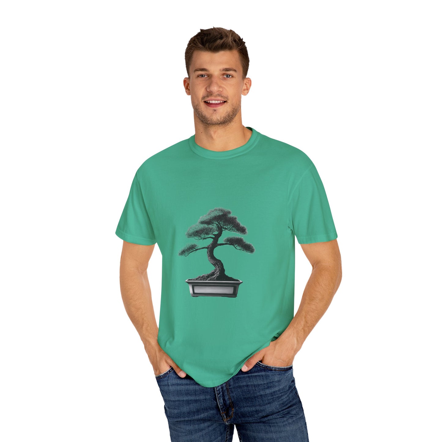 Bonsai Tree Garment-Dyed Unisex T-Shirt