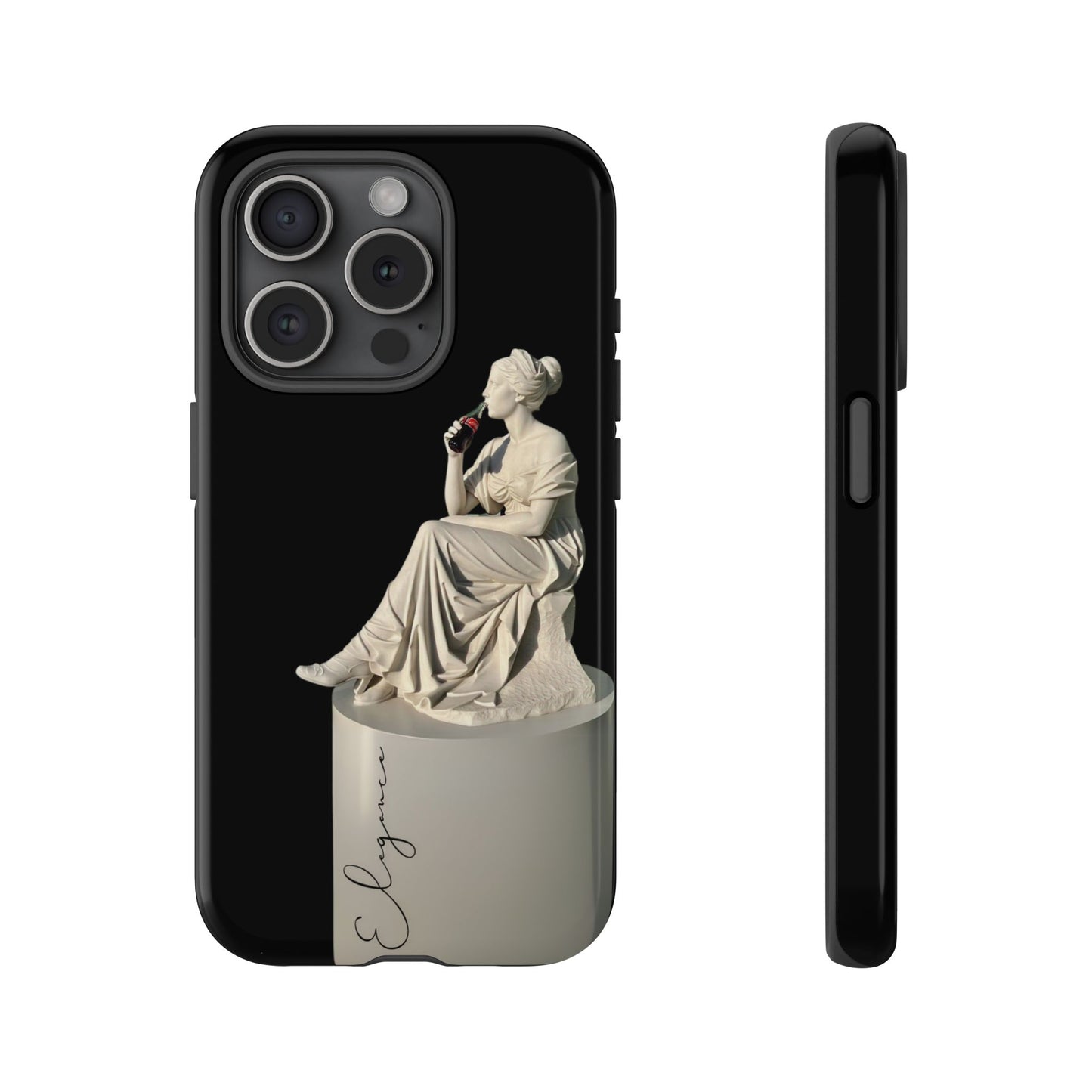 Elegant Phone Case - Stylish Tough Case with Sculpture Design