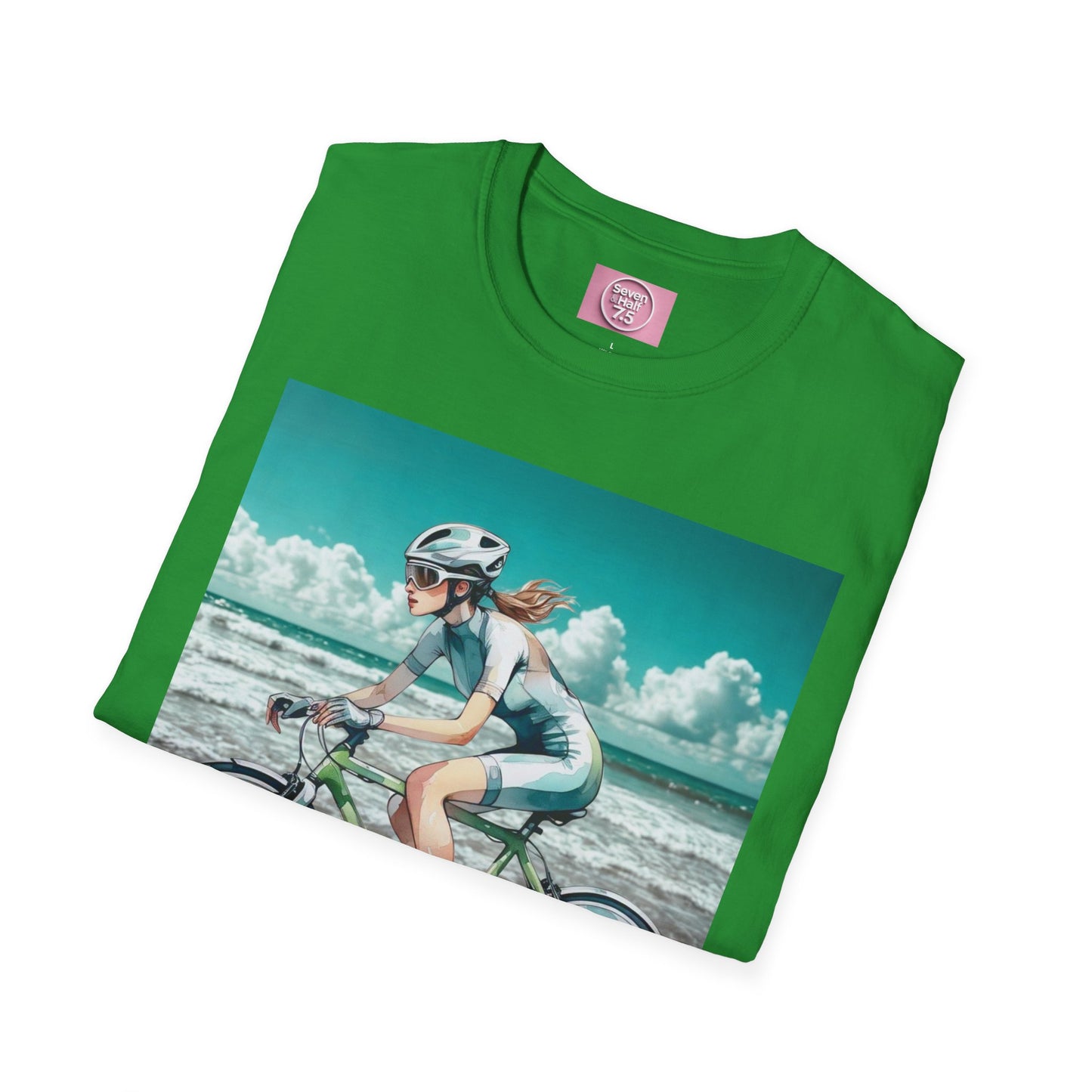 Beach Bike Ride Unisex Softstyle T-Shirt