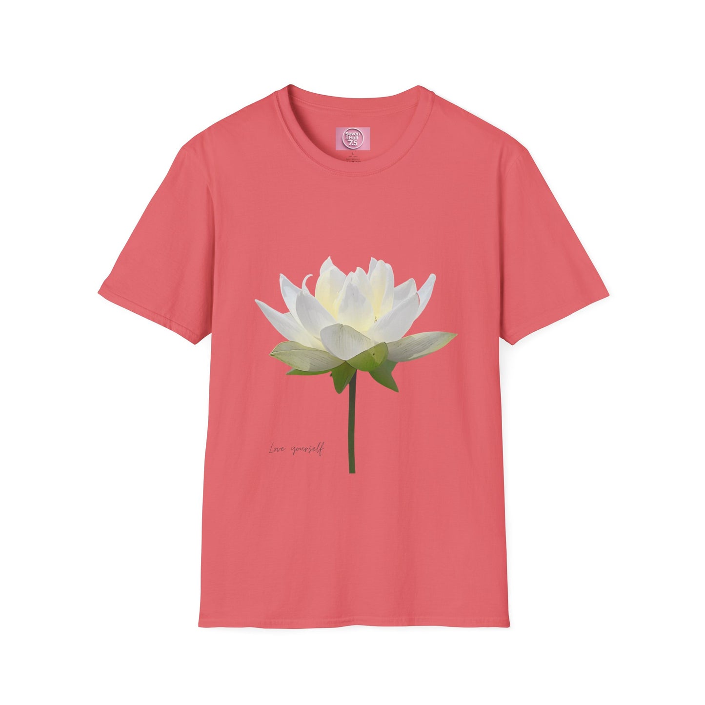 Love Yourself Lotus Flower T-Shirt - Unisex Softstyle Tee