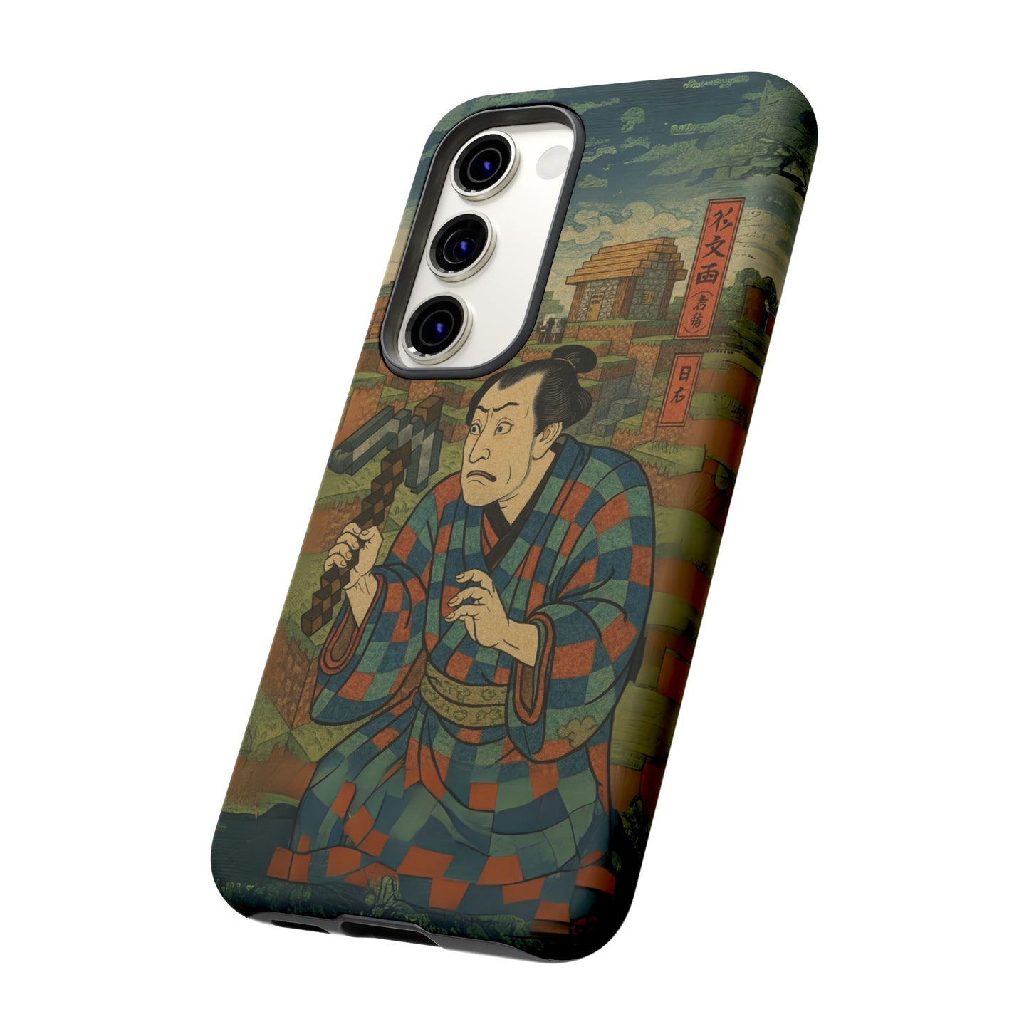 Tough Cases - Japanese Art Phone Case with Warrior Design