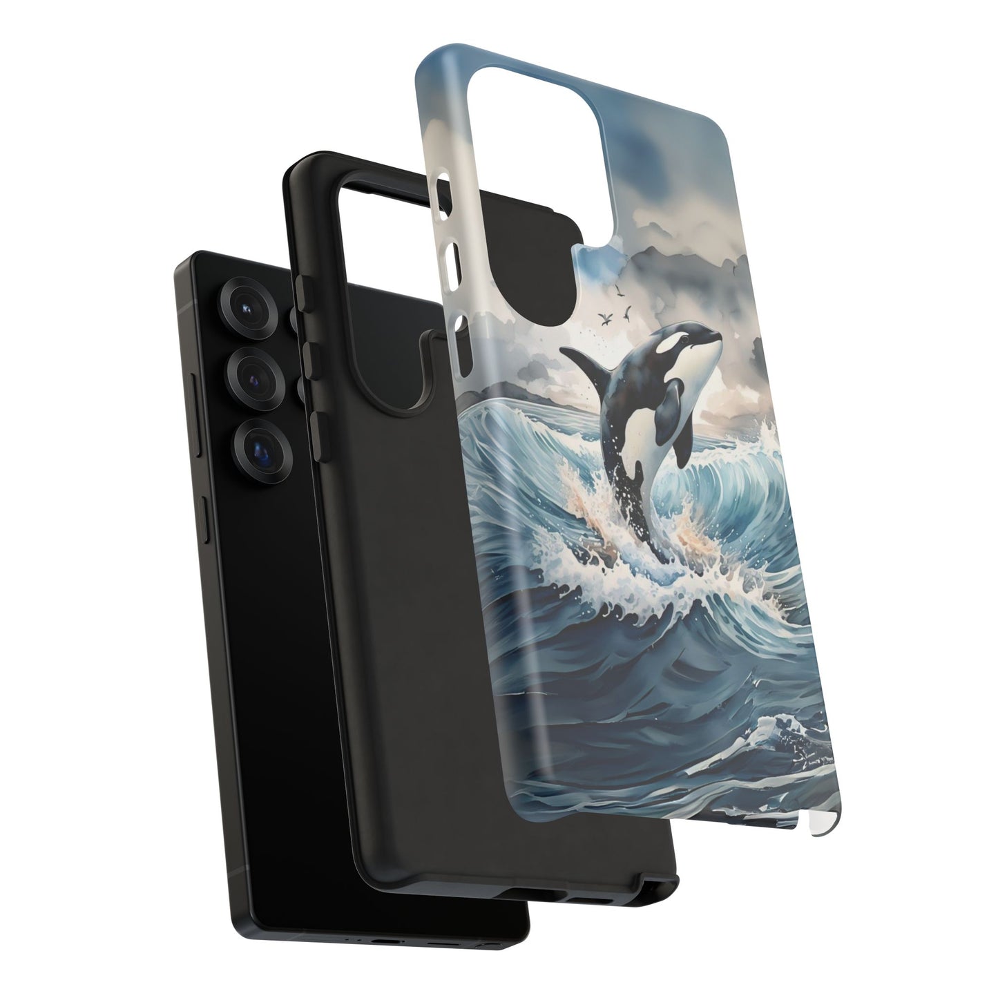 Whale Splash Phone Case - Tough & Stylish Ocean Design