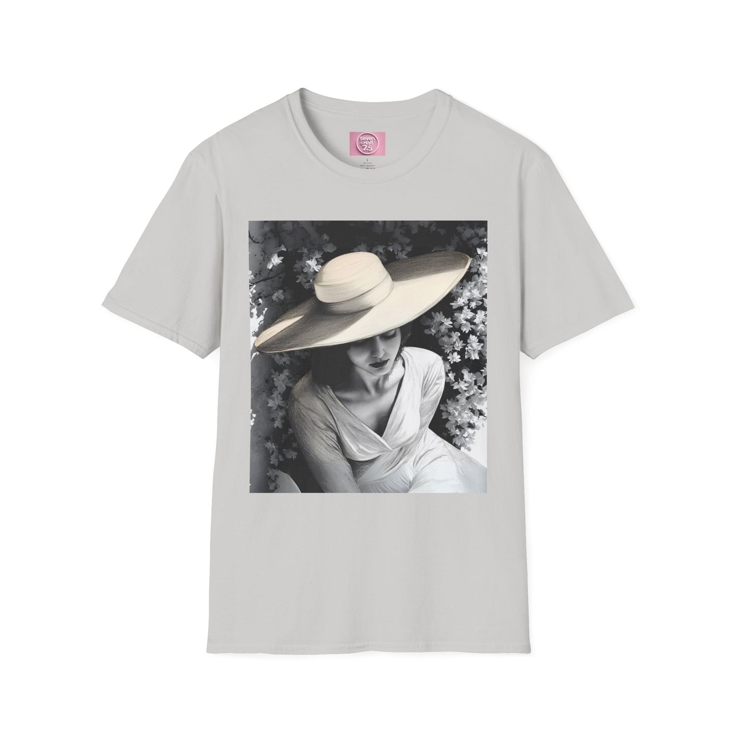 Elegant Charcoal art Softstyle T-Shirt - Perfect for Spring and Summer