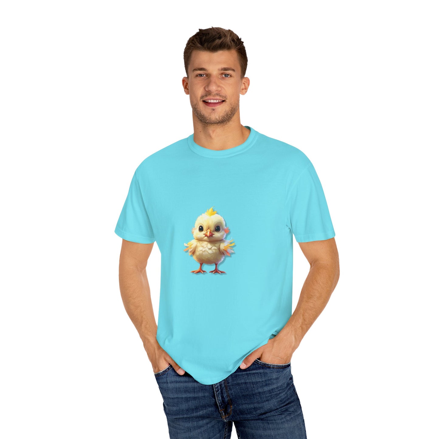 Cute Chick Unisex Garment-Dyed T-Shirt - Perfect for Spring Celebrations