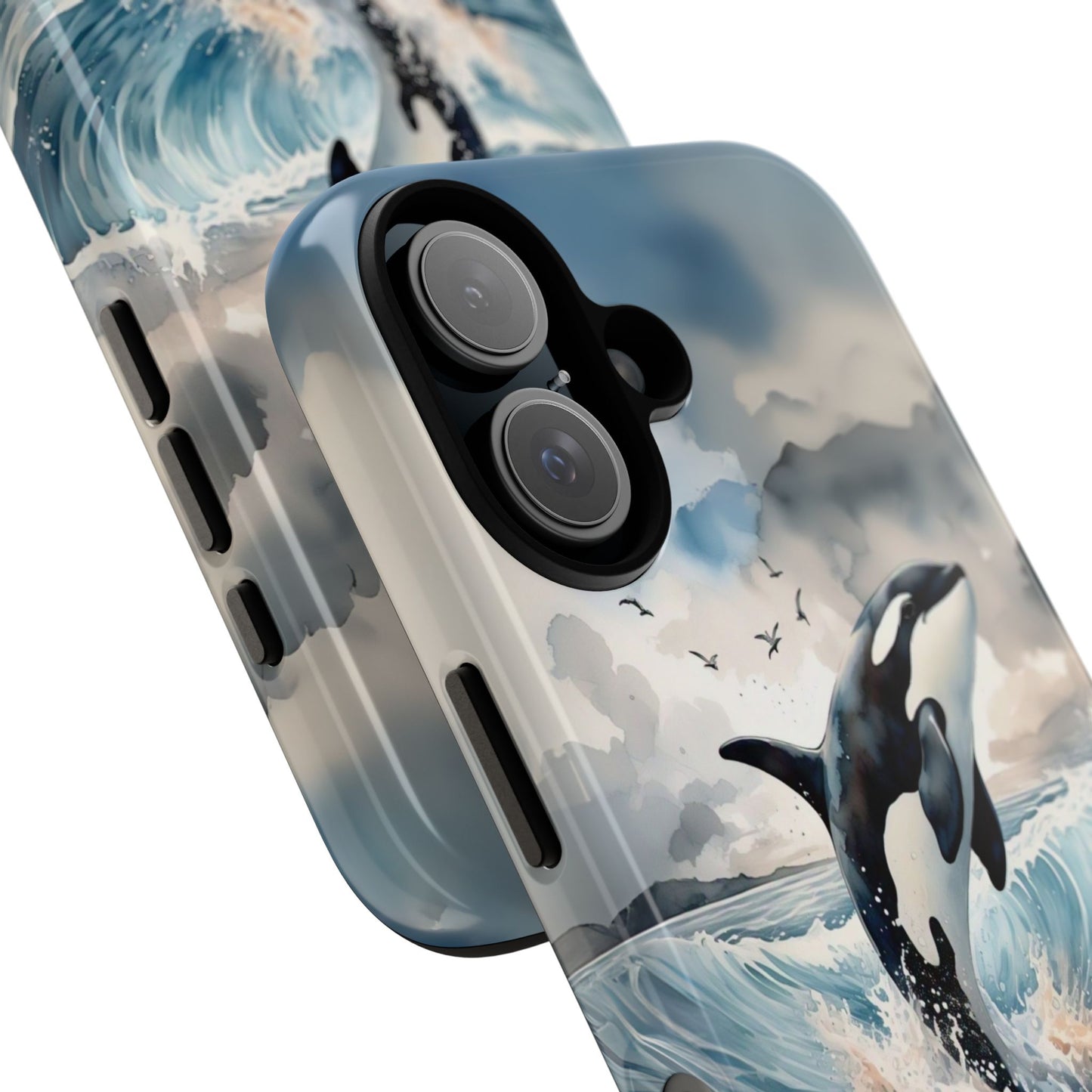 Whale Splash Phone Case - Tough & Stylish Ocean Design