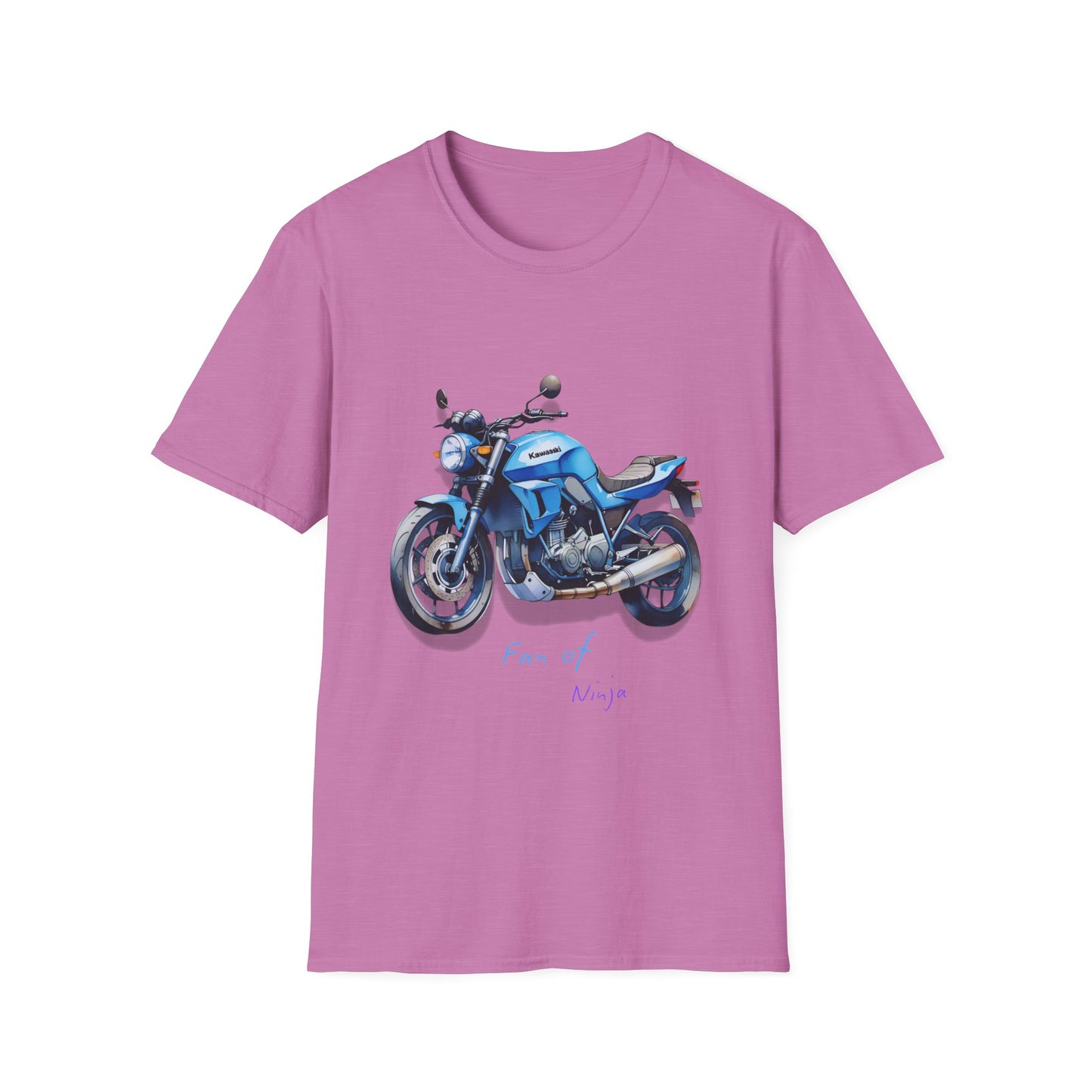 Unisex Softstyle T-Shirt - 'Fan of Ninja' Motorcycle Graphic Tee for Riders