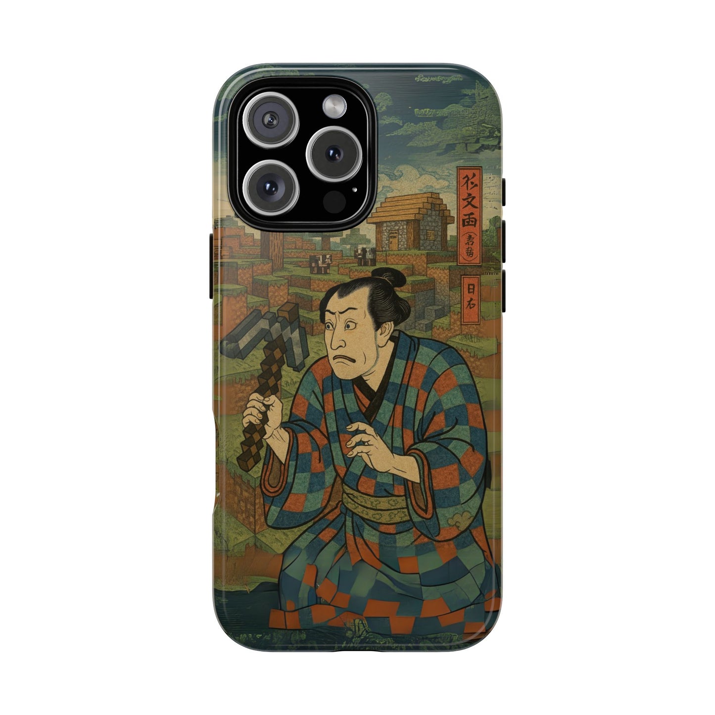 Tough Cases - Japanese Art Phone Case with Warrior Design