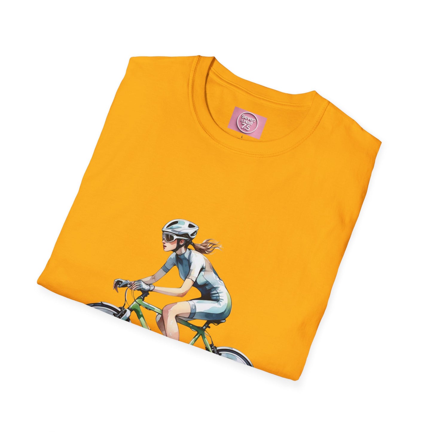 Cycling Enthusiast Softstyle T-Shirt – Sporty Graphic Tee for Bikers
