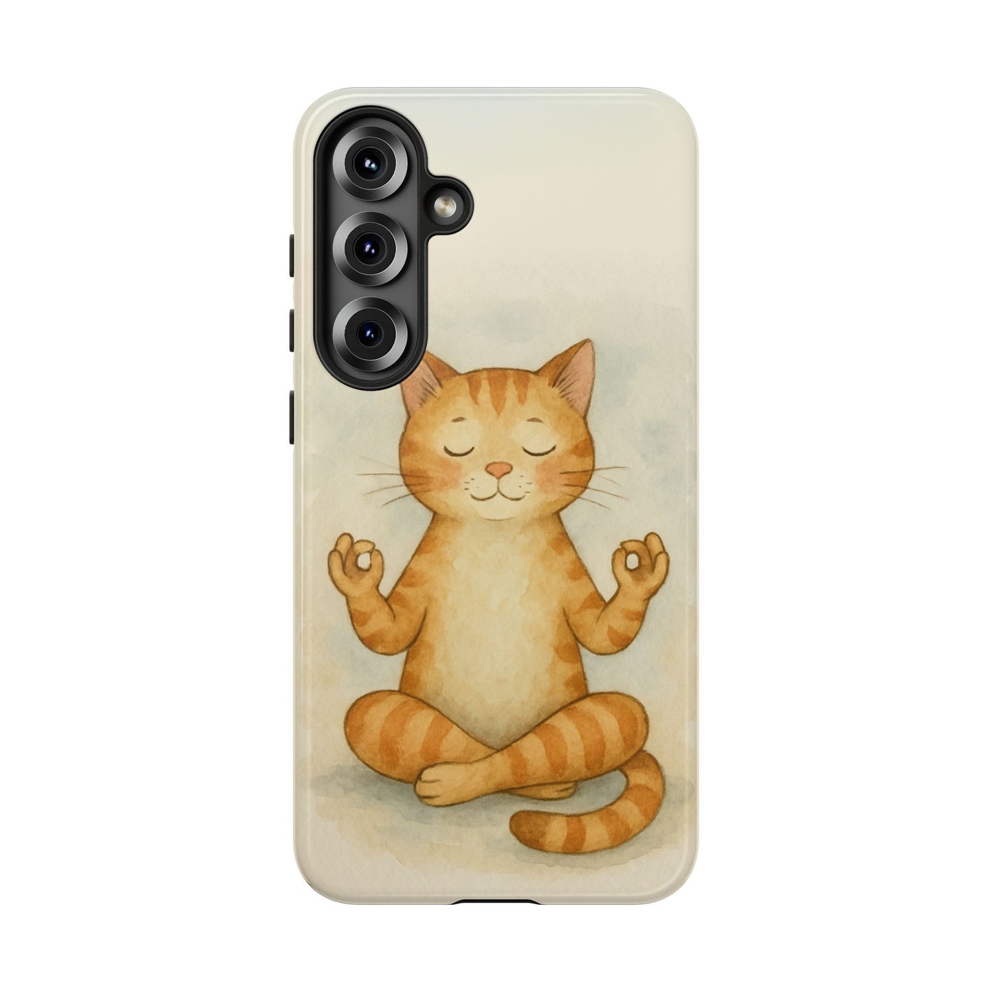 Zen Cat Phone Case - Tough & Stylish - Perfect for Cat Lovers