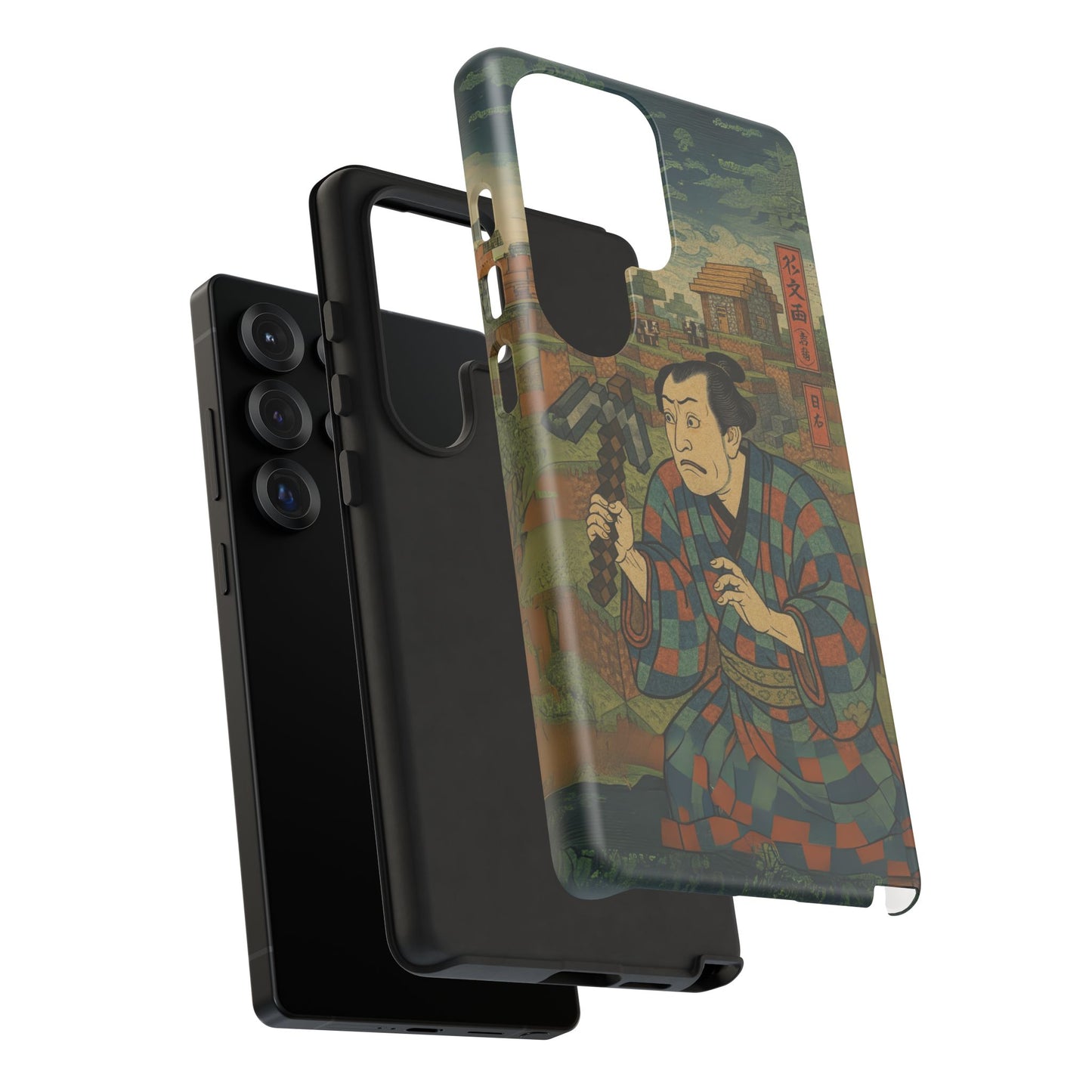 Tough Cases - Japanese Art Phone Case with Warrior Design