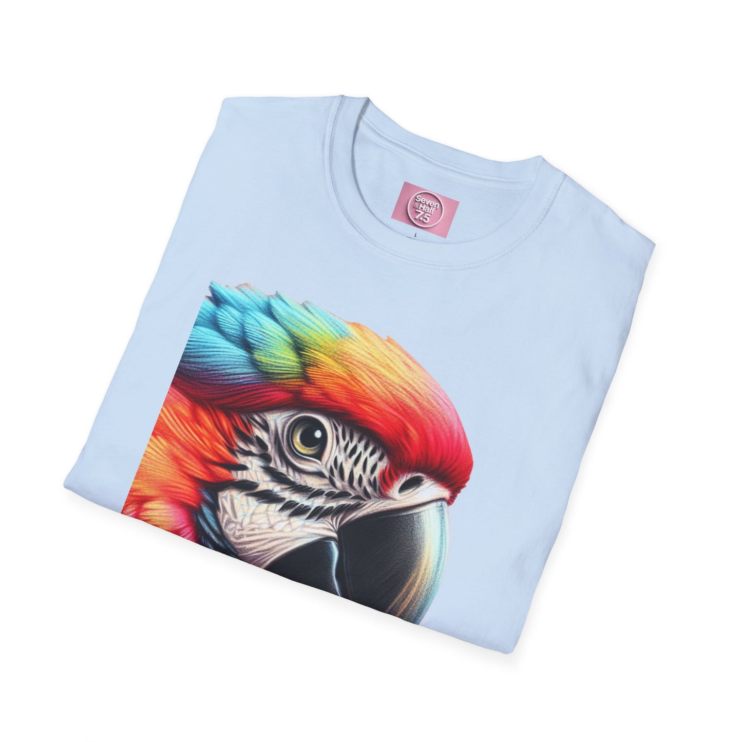 Vibrant Parrot Teamwork T-Shirt for Nature Lovers