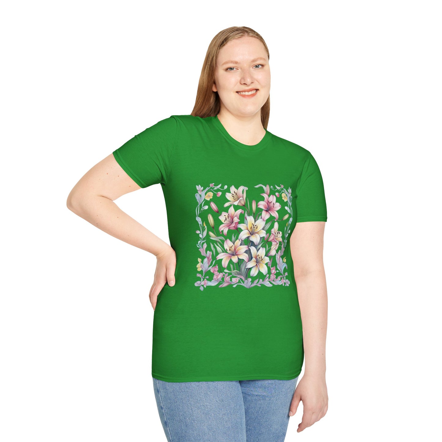 Floral Blossom Unisex T-Shirt - Softstyle Cotton Tee for Nature Lovers