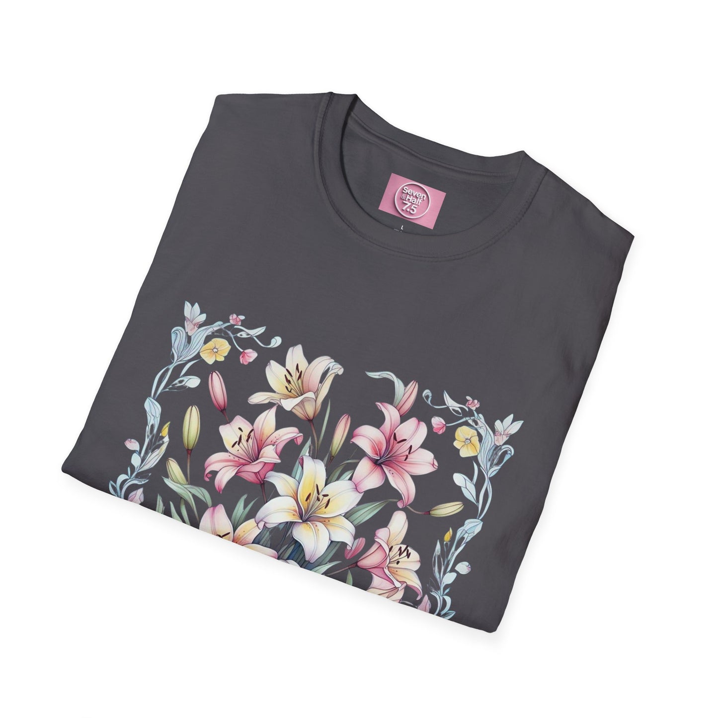 Floral Blossom Unisex T-Shirt - Softstyle Cotton Tee for Nature Lovers