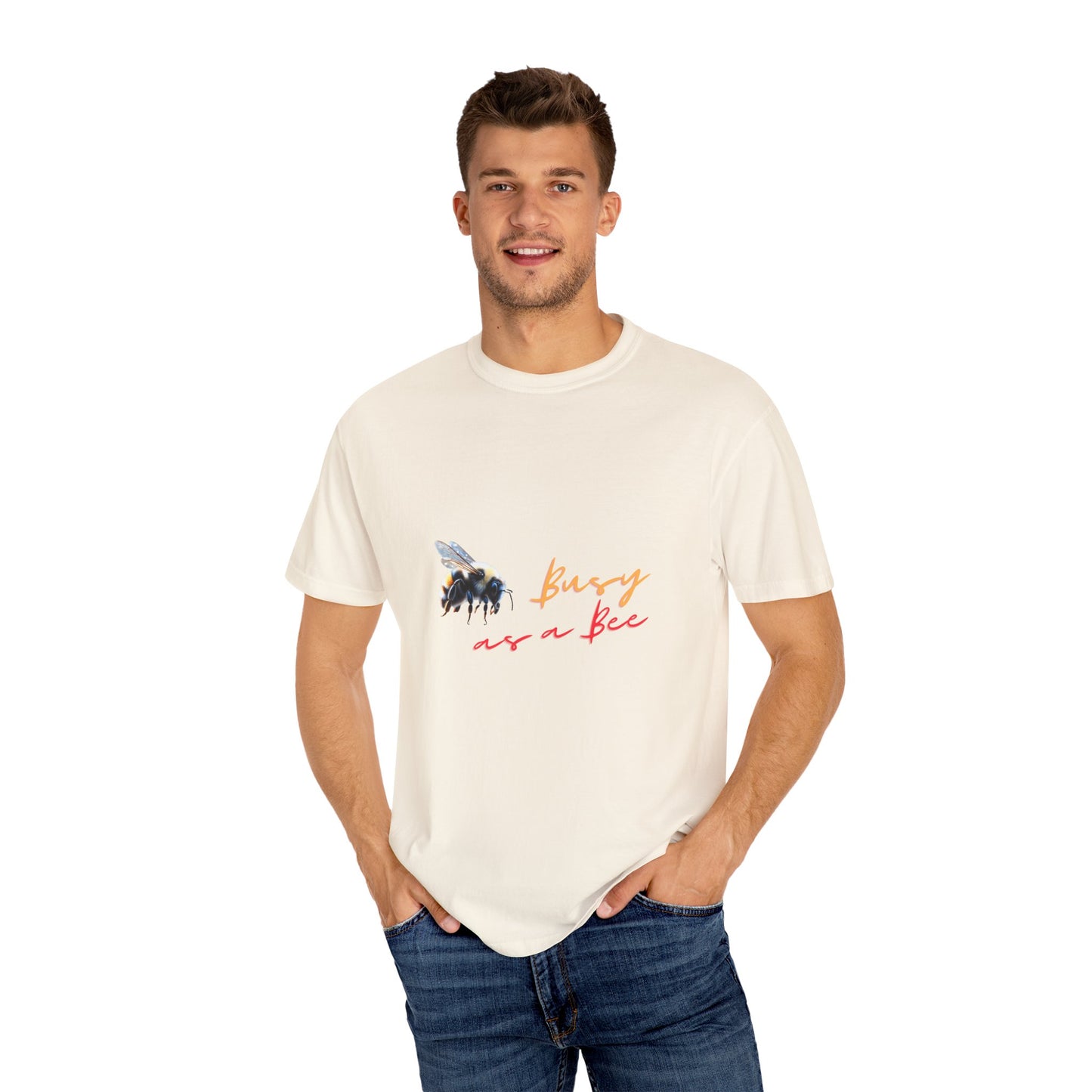 Inspirational Bee T-Shirt for Nature Lovers, Unisex Summer Tee, Gift for Eco-Conscious Friends, Cute Bee Design, Perfect for Earth Day
