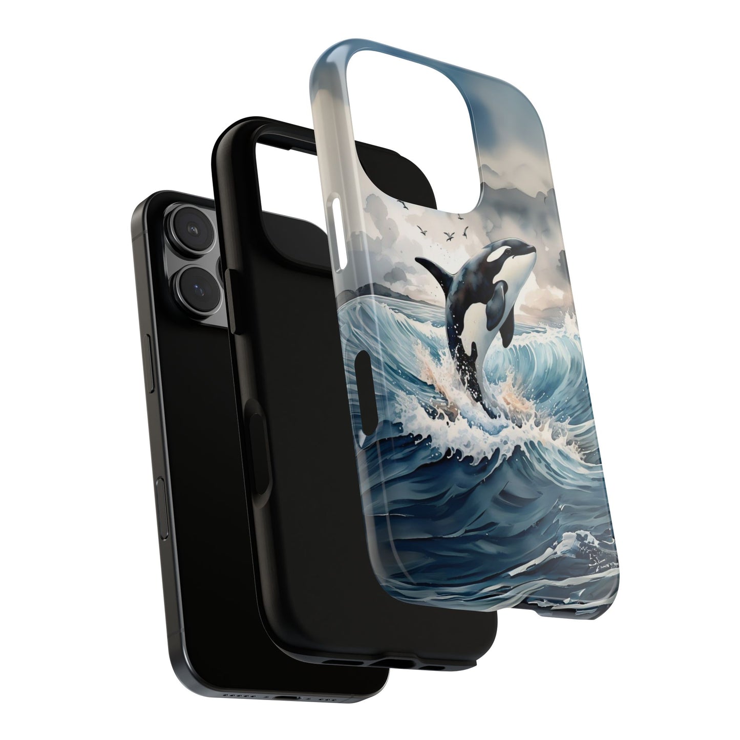 Whale Splash Phone Case - Tough & Stylish Ocean Design