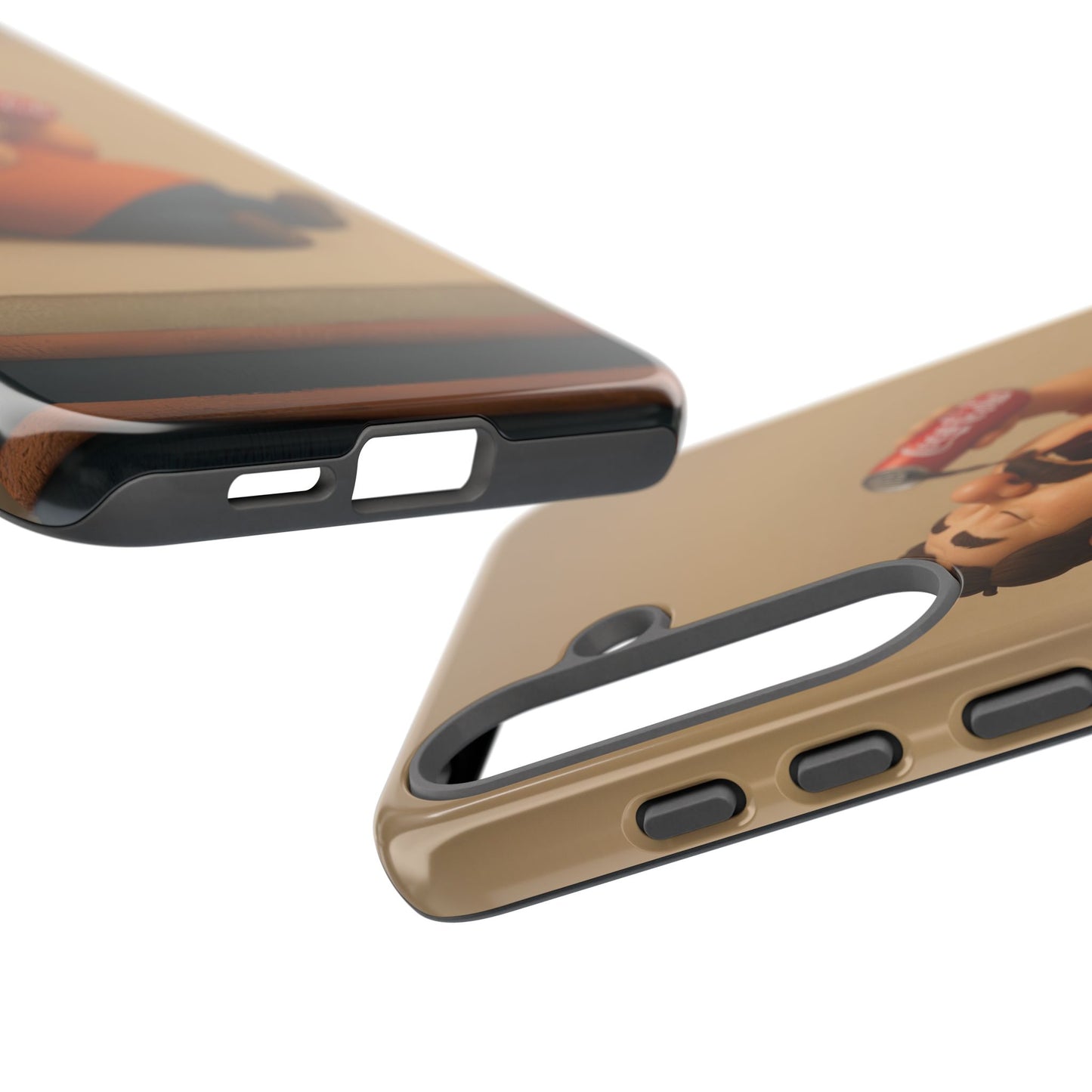 Funny Cartoon Phone Case - 'Coca-Cola Chill' Design