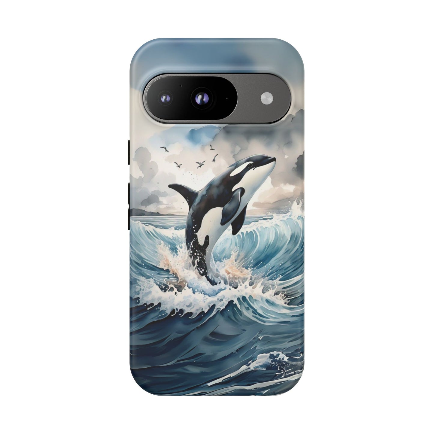 Whale Splash Phone Case - Tough & Stylish Ocean Design