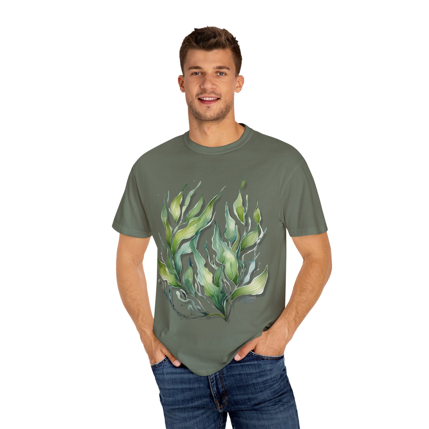 Eco-Friendly Seaweed Design T-Shirt for Nature Lovers