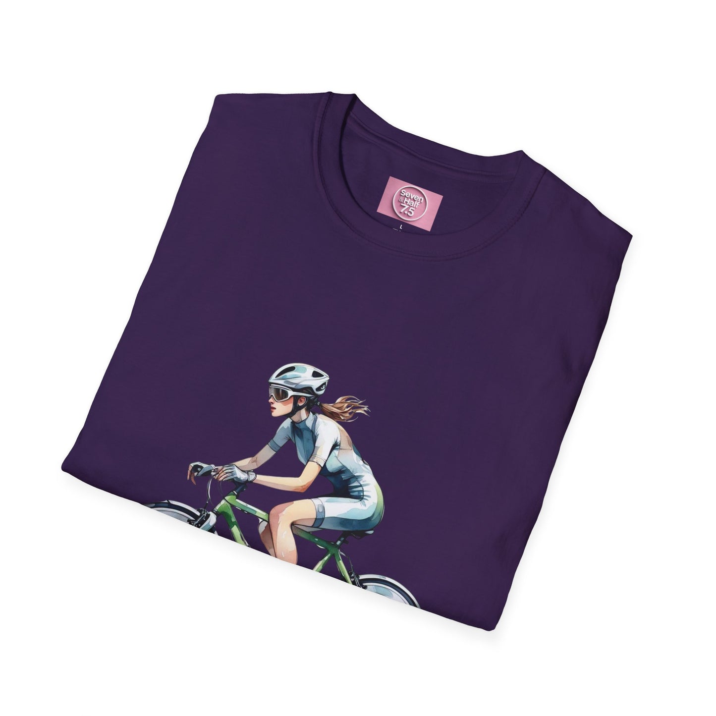 Cycling Enthusiast Softstyle T-Shirt – Sporty Graphic Tee for Bikers
