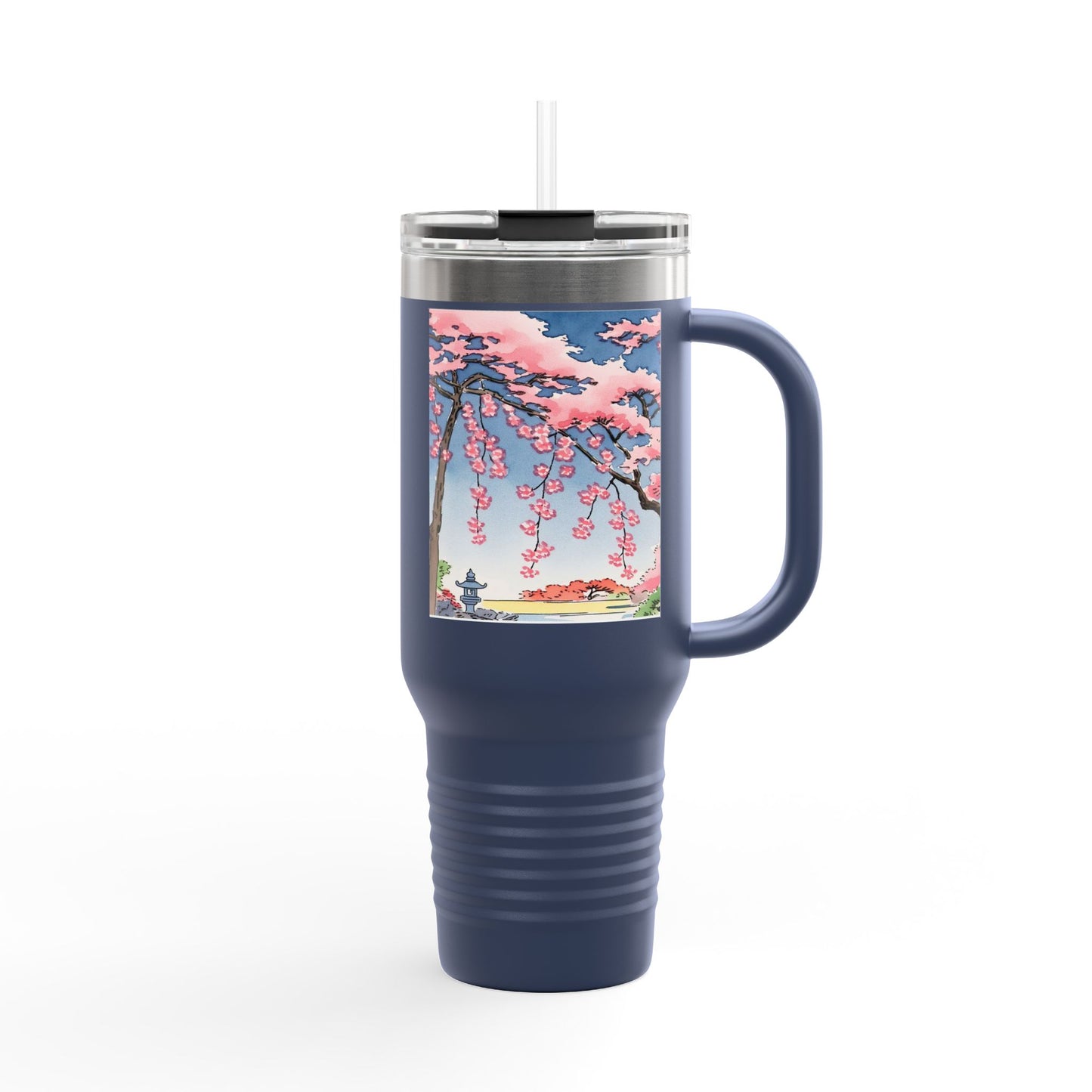 Cherry Blossom Insulated Travel Mug - 40oz Adventure Companion