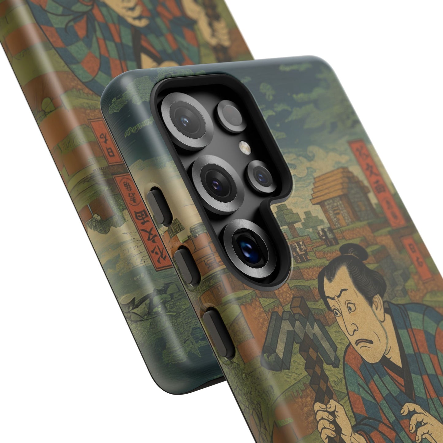 Tough Cases - Japanese Art Phone Case with Warrior Design