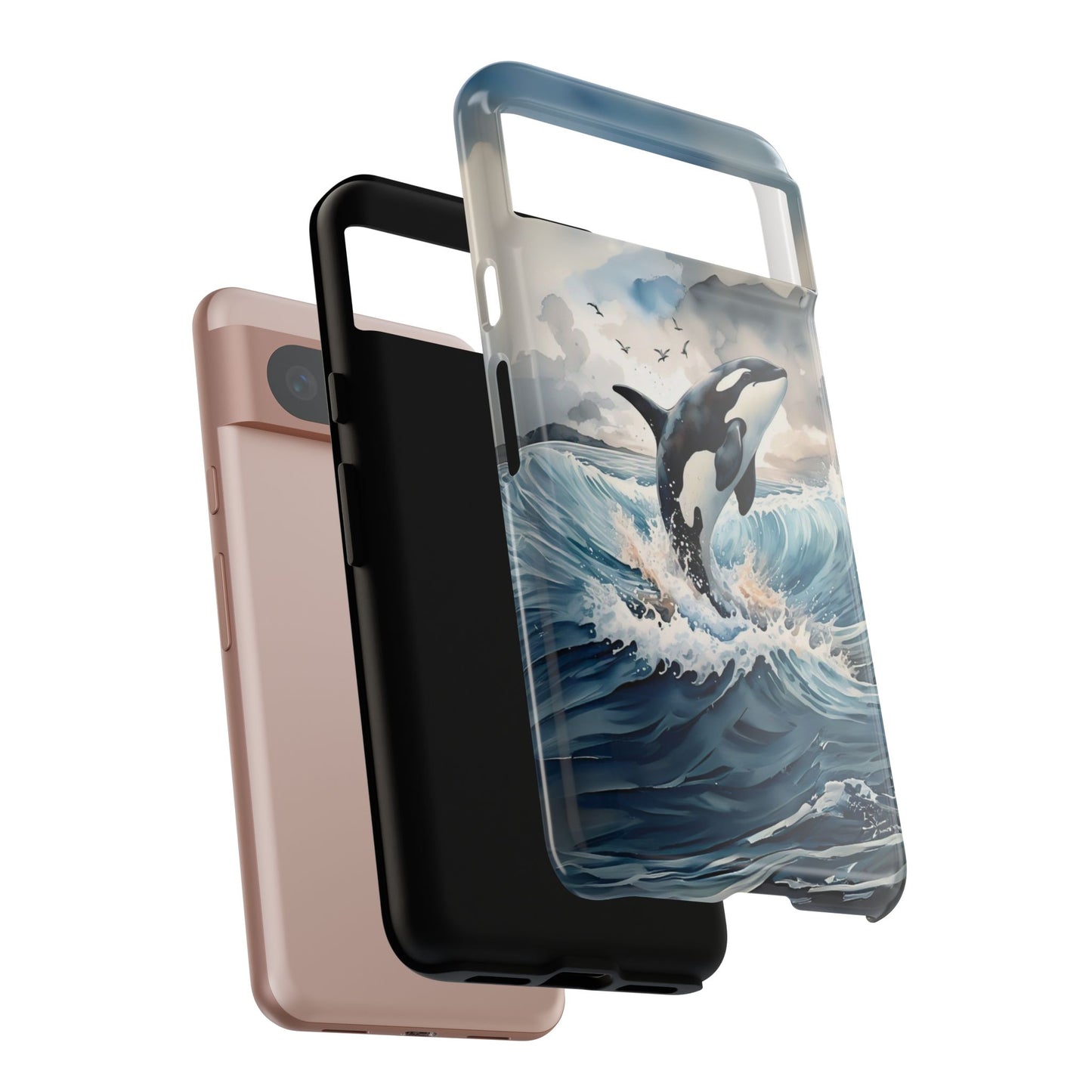 Whale Splash Phone Case - Tough & Stylish Ocean Design