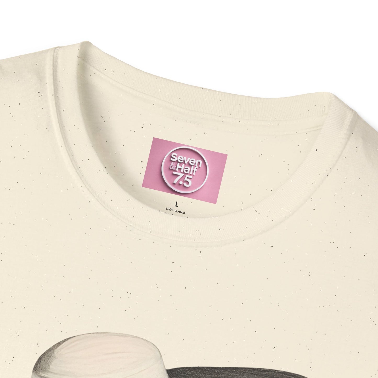 Artistic Women's Softstyle T-Shirt - Charcoal art Design