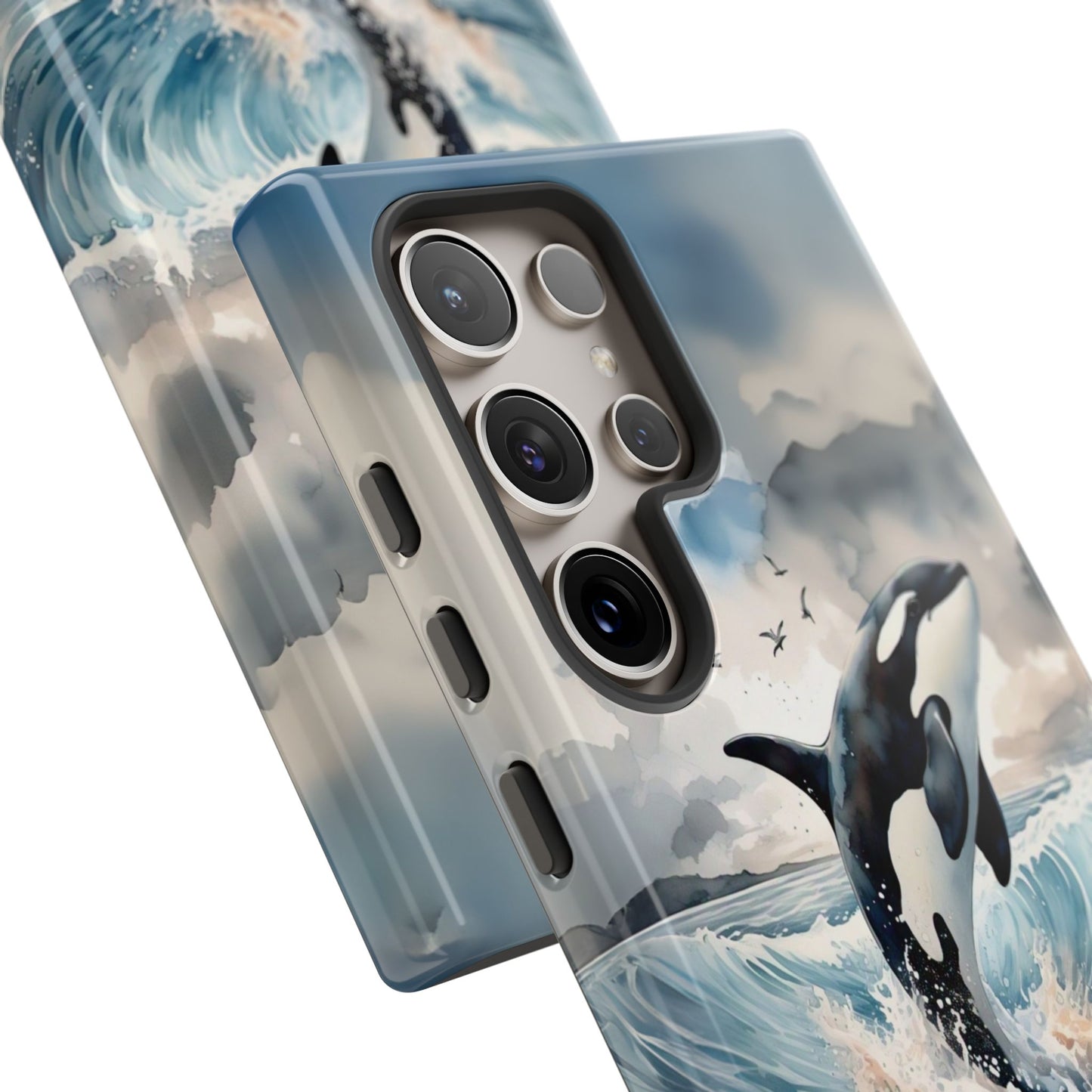 Whale Splash Phone Case - Tough & Stylish Ocean Design