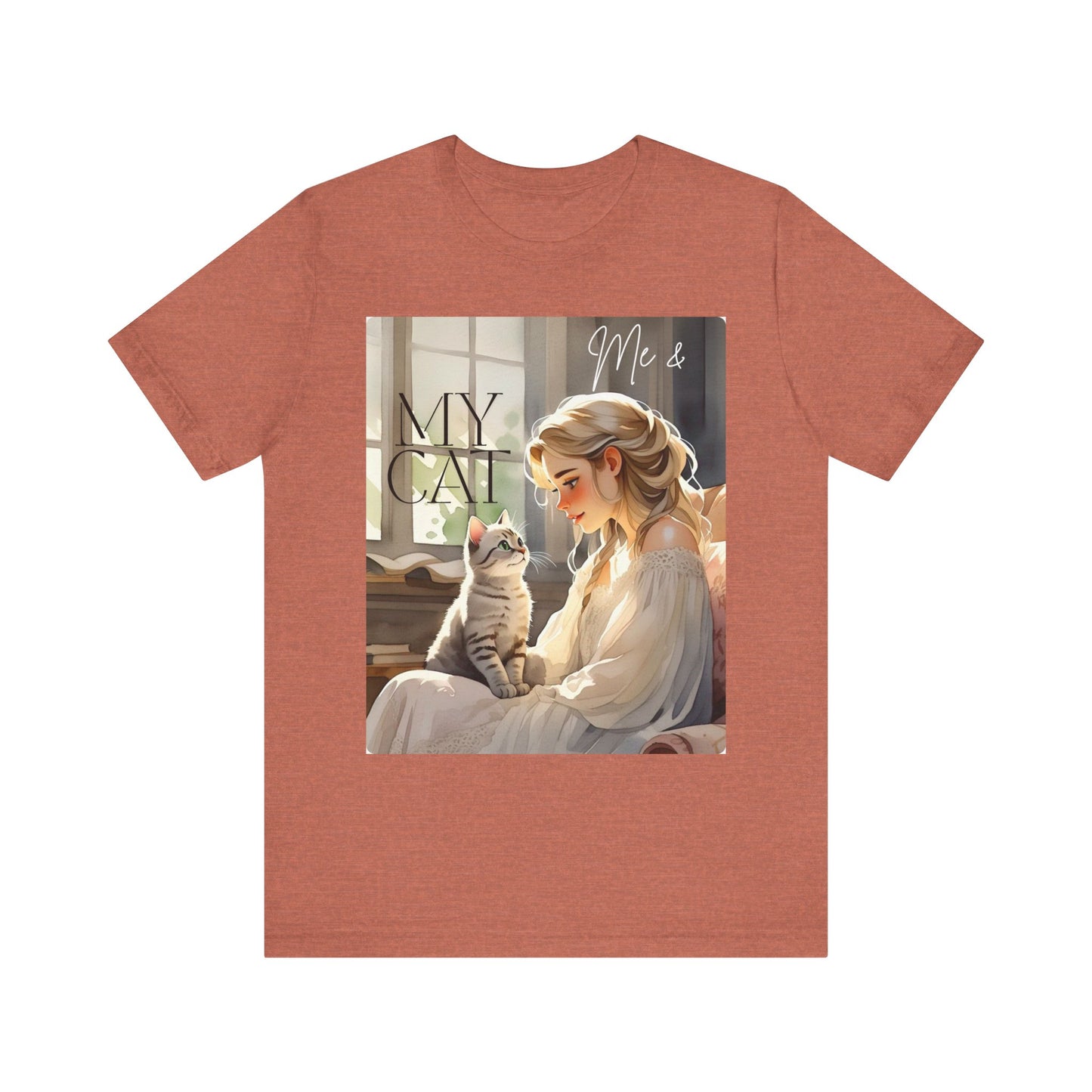 My Cat & Me Unisex Short Sleeve Tee - Cozy Cat Lover Shirt