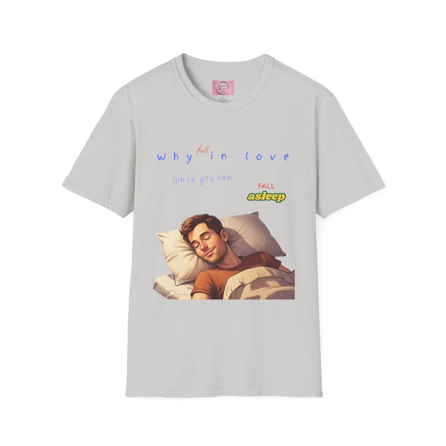 Fall Asleep Softstyle T-Shirt | Cozy Sleep Vibes | Perfect Gift for Sleep Lovers
