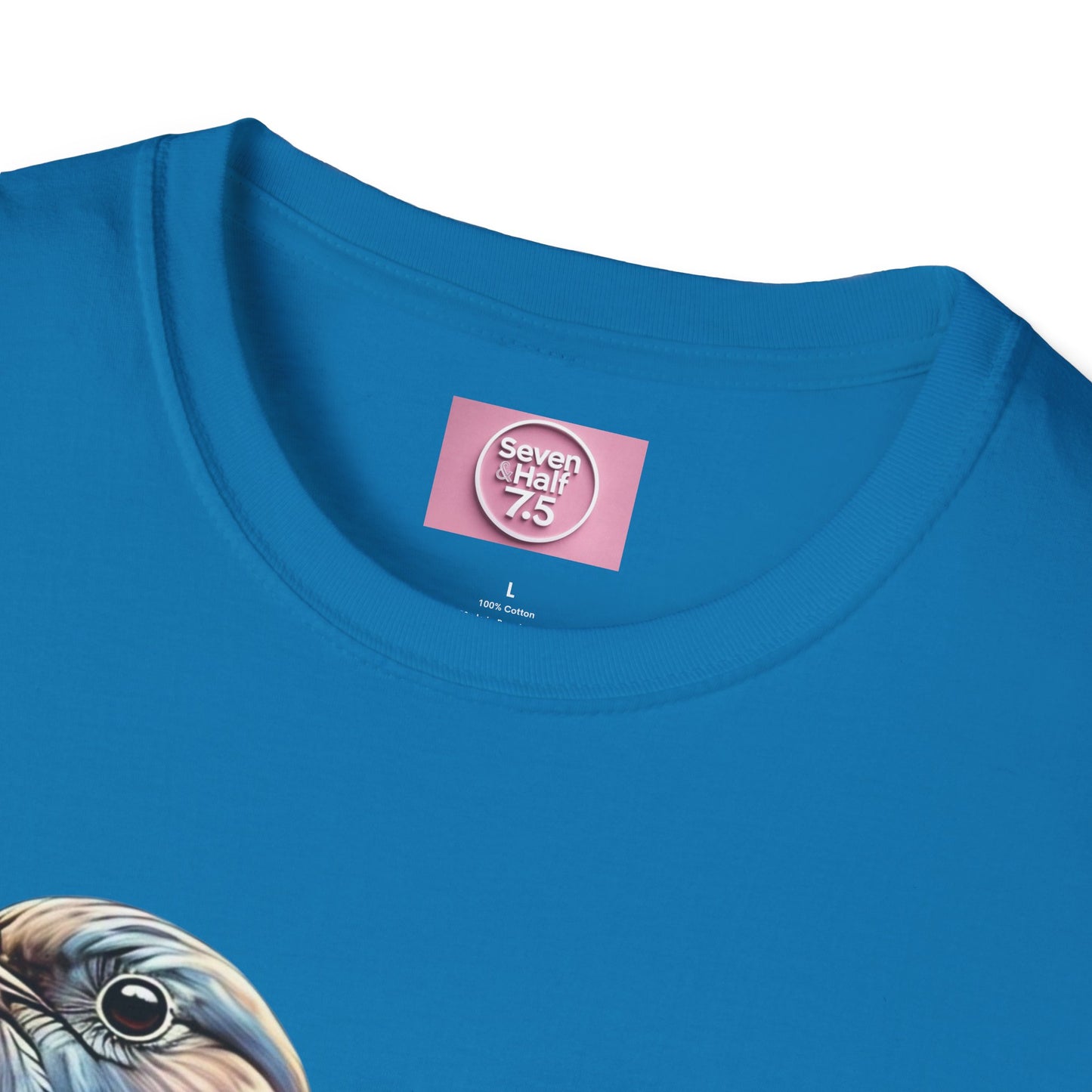 Nature-Inspired Bird Graphic T-Shirt for Soft Comfort
