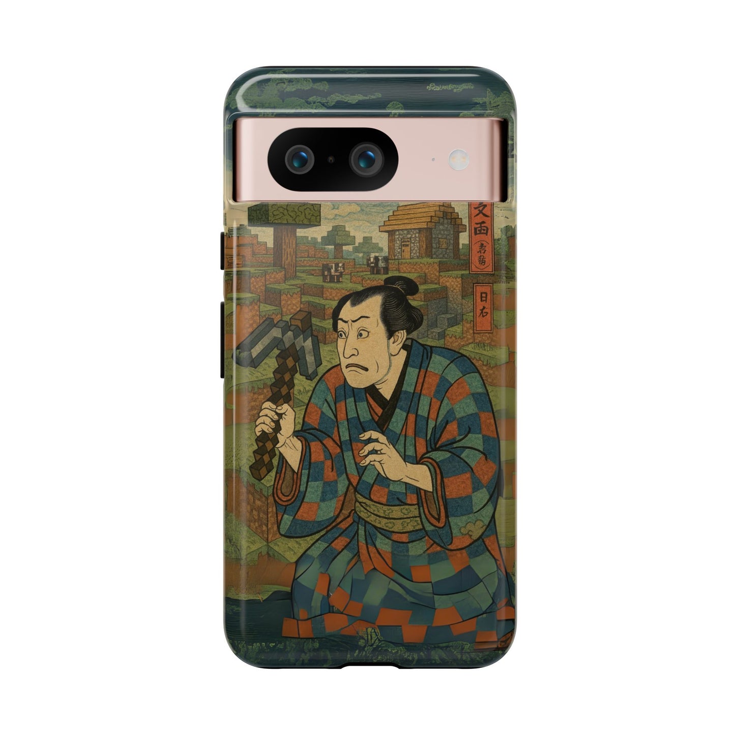 Tough Cases - Japanese Art Phone Case with Warrior Design