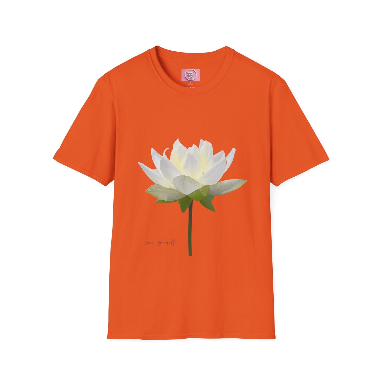 Love Yourself Lotus Flower T-Shirt - Unisex Softstyle Tee