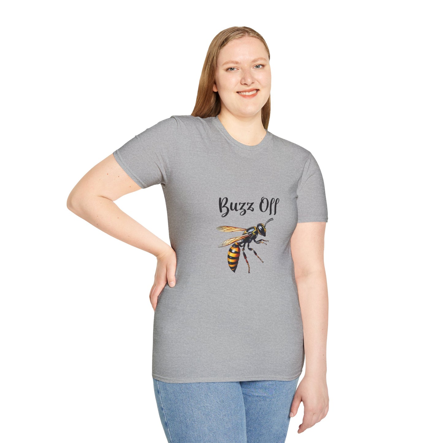 Buzz Off Bee Unisex Softstyle T-Shirt