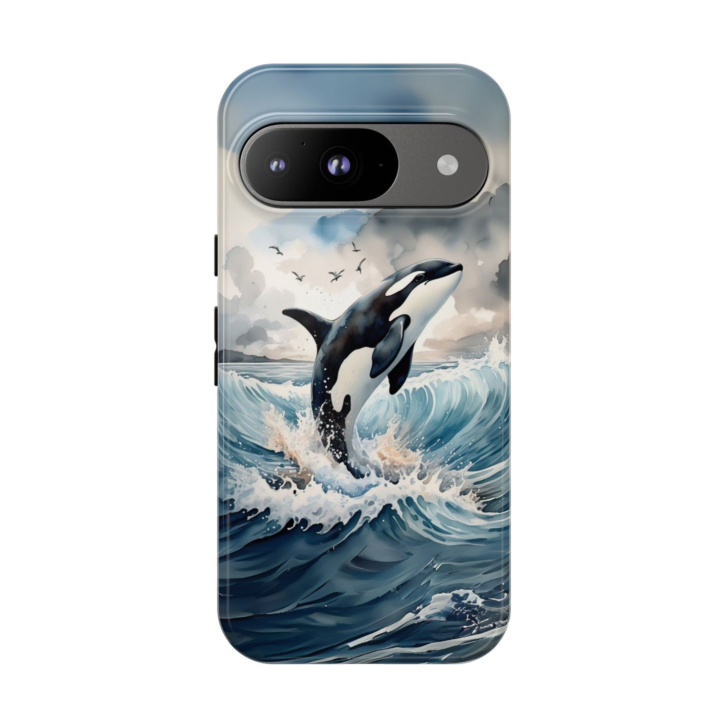 Whale Splash Phone Case - Tough & Stylish Ocean Design
