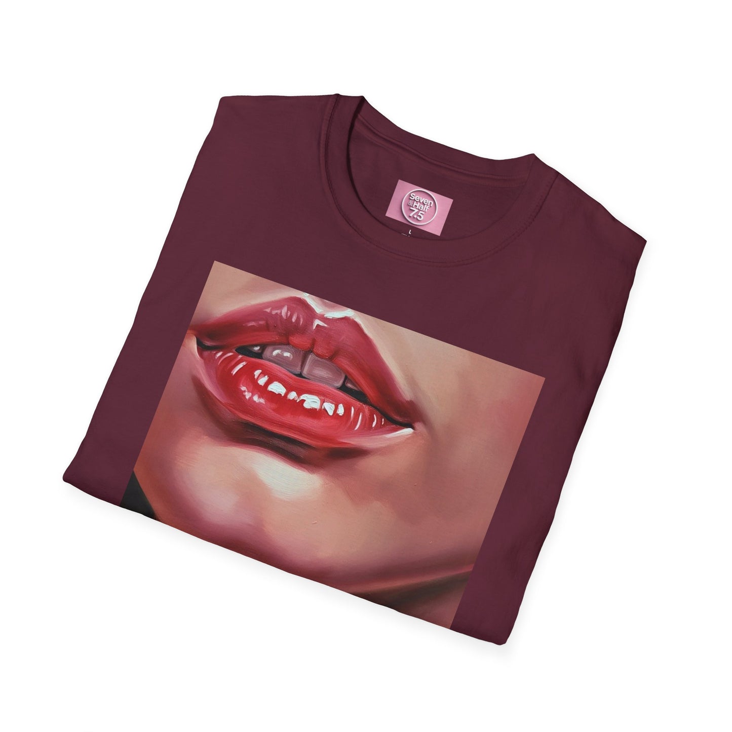 Fire Lips Women's Softstyle T-Shirt - Bold Art for Confident Expressions