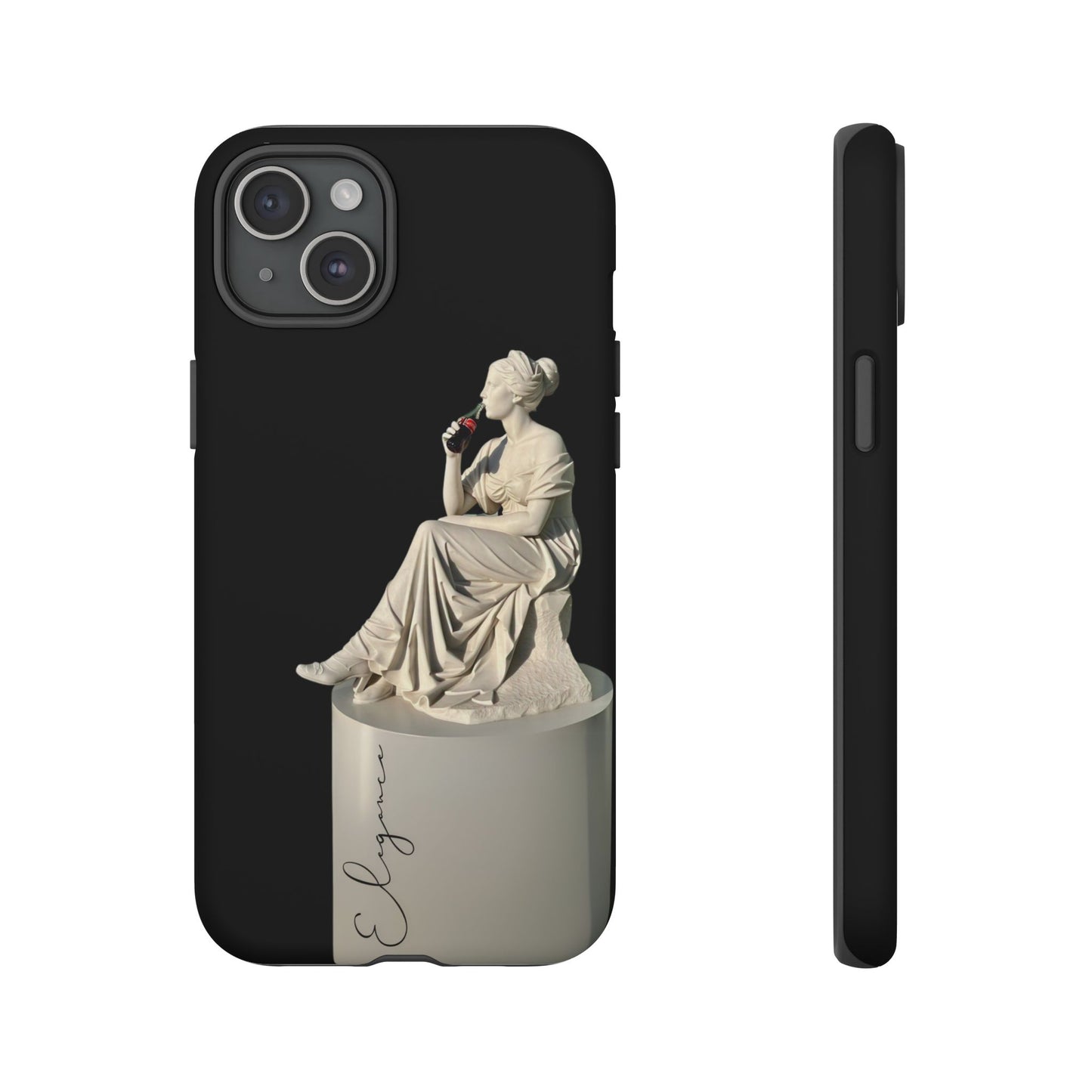 Elegant Phone Case - Stylish Tough Case with Sculpture Design