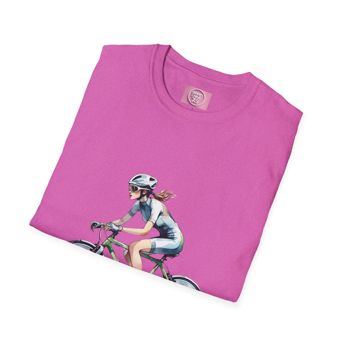 Cycling Enthusiast Softstyle T-Shirt – Sporty Graphic Tee for Bikers