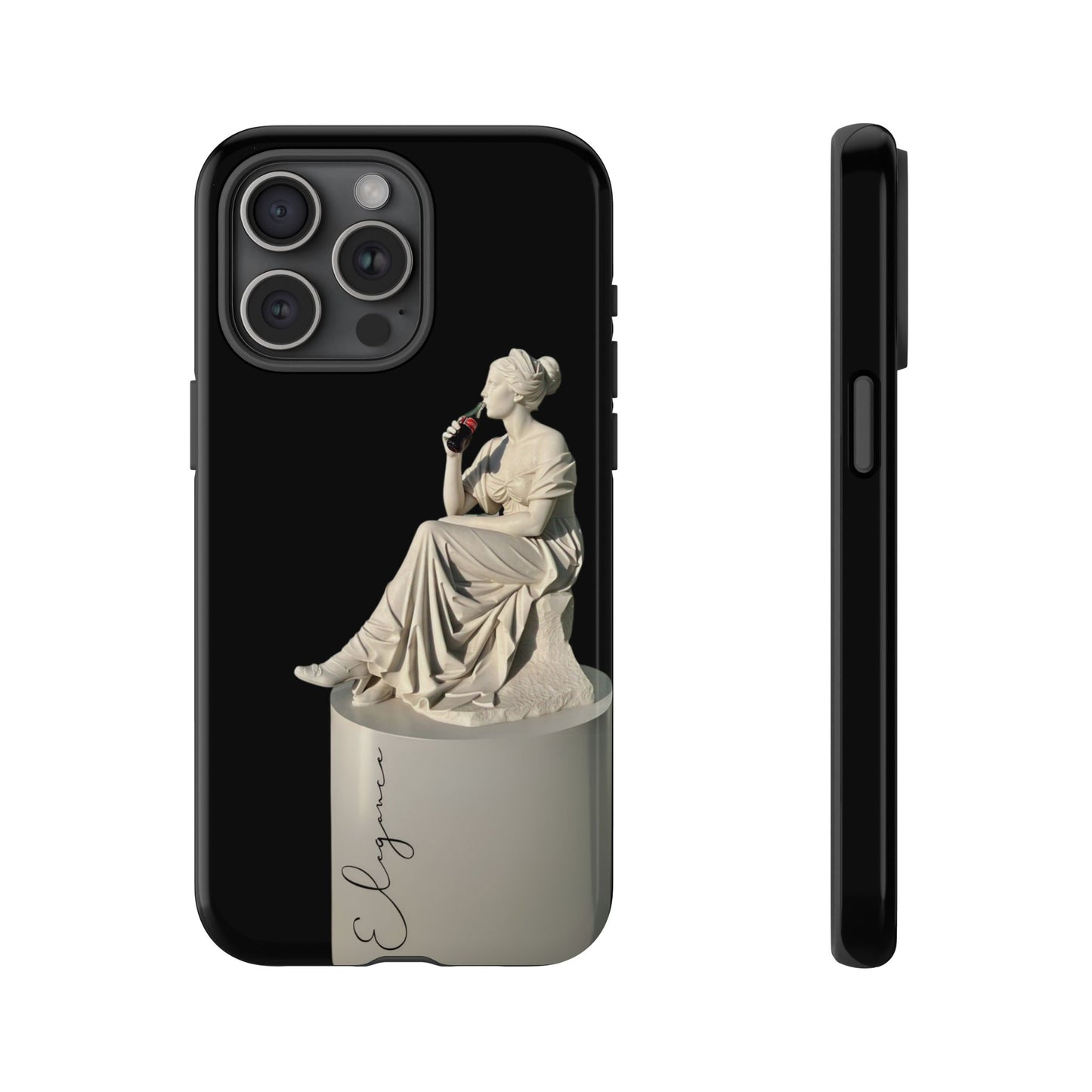 Elegant Phone Case - Stylish Tough Case with Sculpture Design