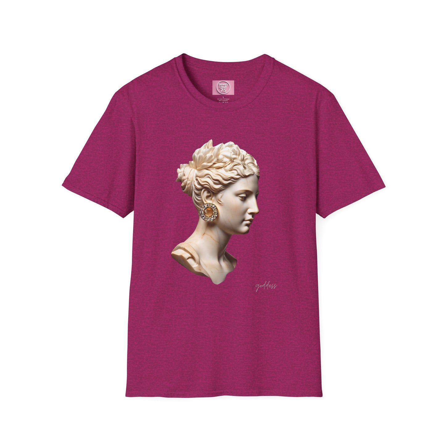 Classical Art Softstyle T-Shirt - Elegant Athena Design