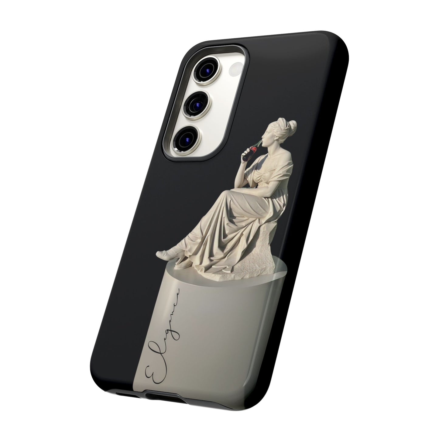 Elegant Phone Case - Stylish Tough Case with Sculpture Design