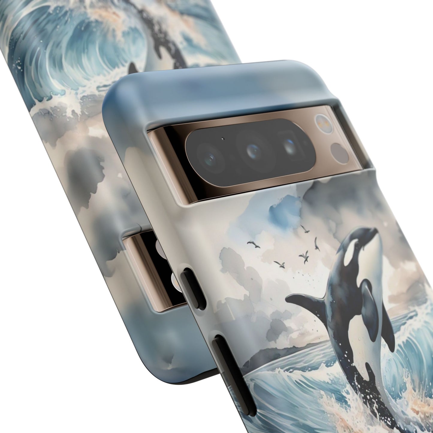 Whale Splash Phone Case - Tough & Stylish Ocean Design
