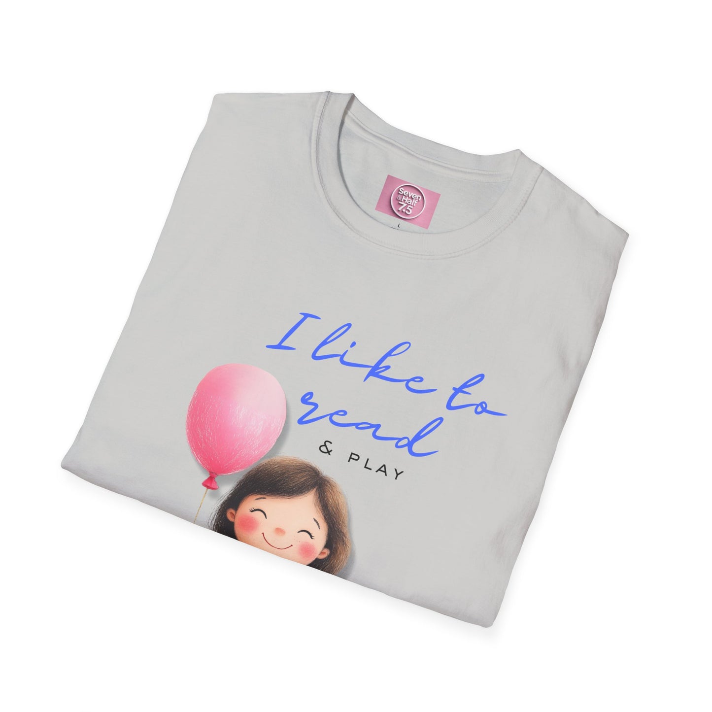 Women's Fun T-Shirt - "I Like to Read & Play"