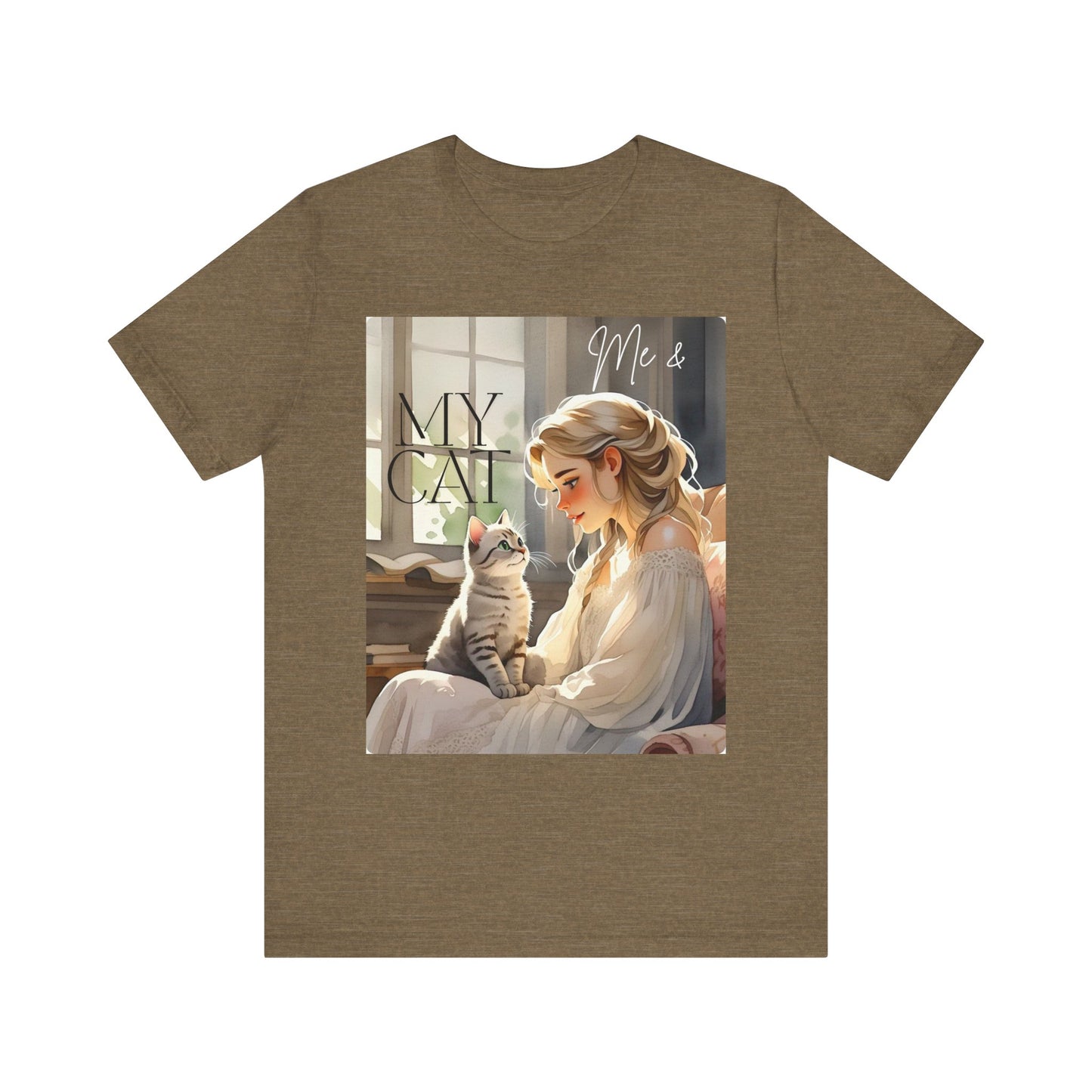 My Cat & Me Unisex Short Sleeve Tee - Cozy Cat Lover Shirt
