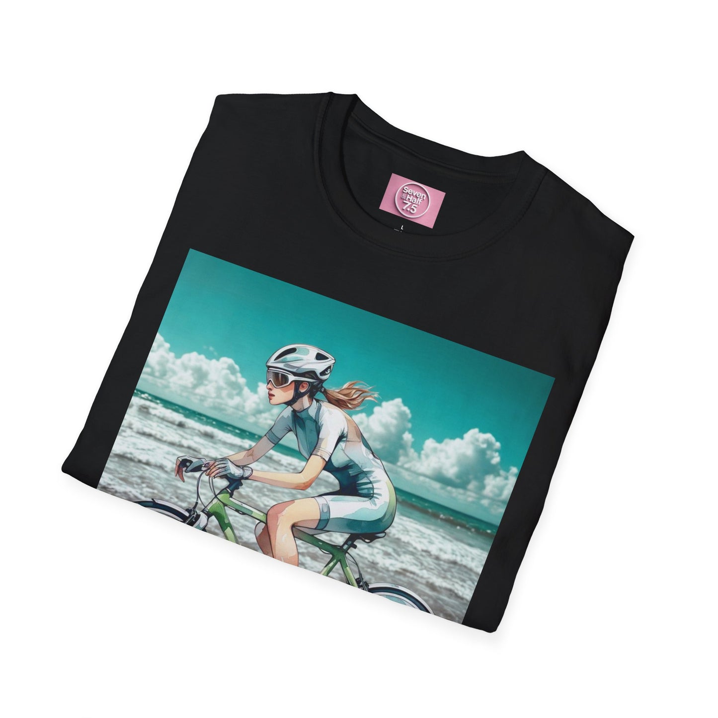 Beach Bike Ride Unisex Softstyle T-Shirt