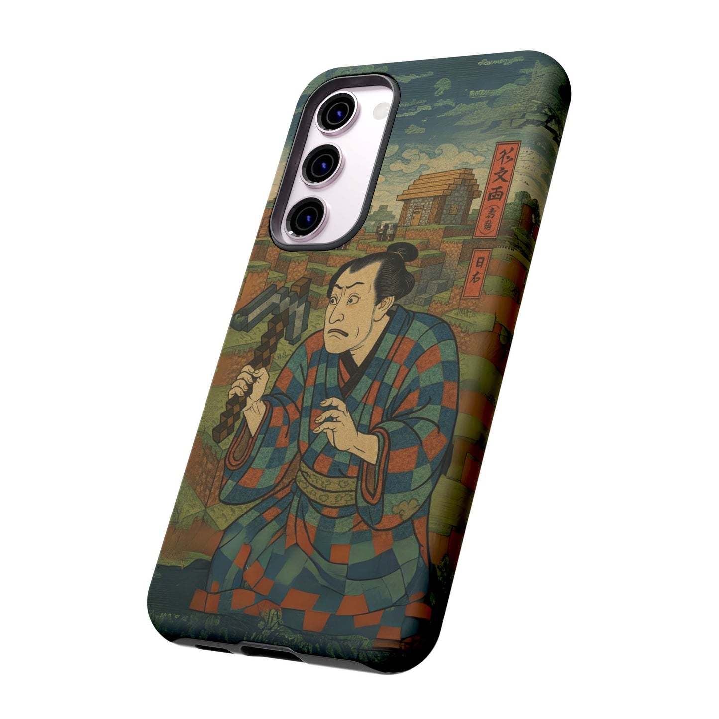 Tough Cases - Japanese Art Phone Case with Warrior Design