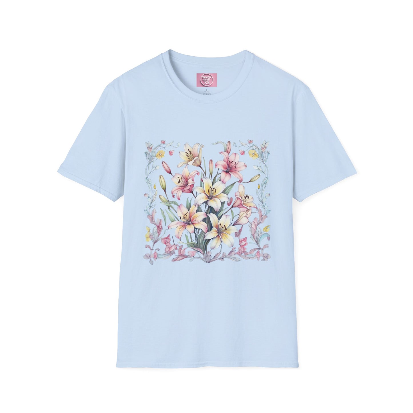 Floral Blossom Unisex T-Shirt - Softstyle Cotton Tee for Nature Lovers
