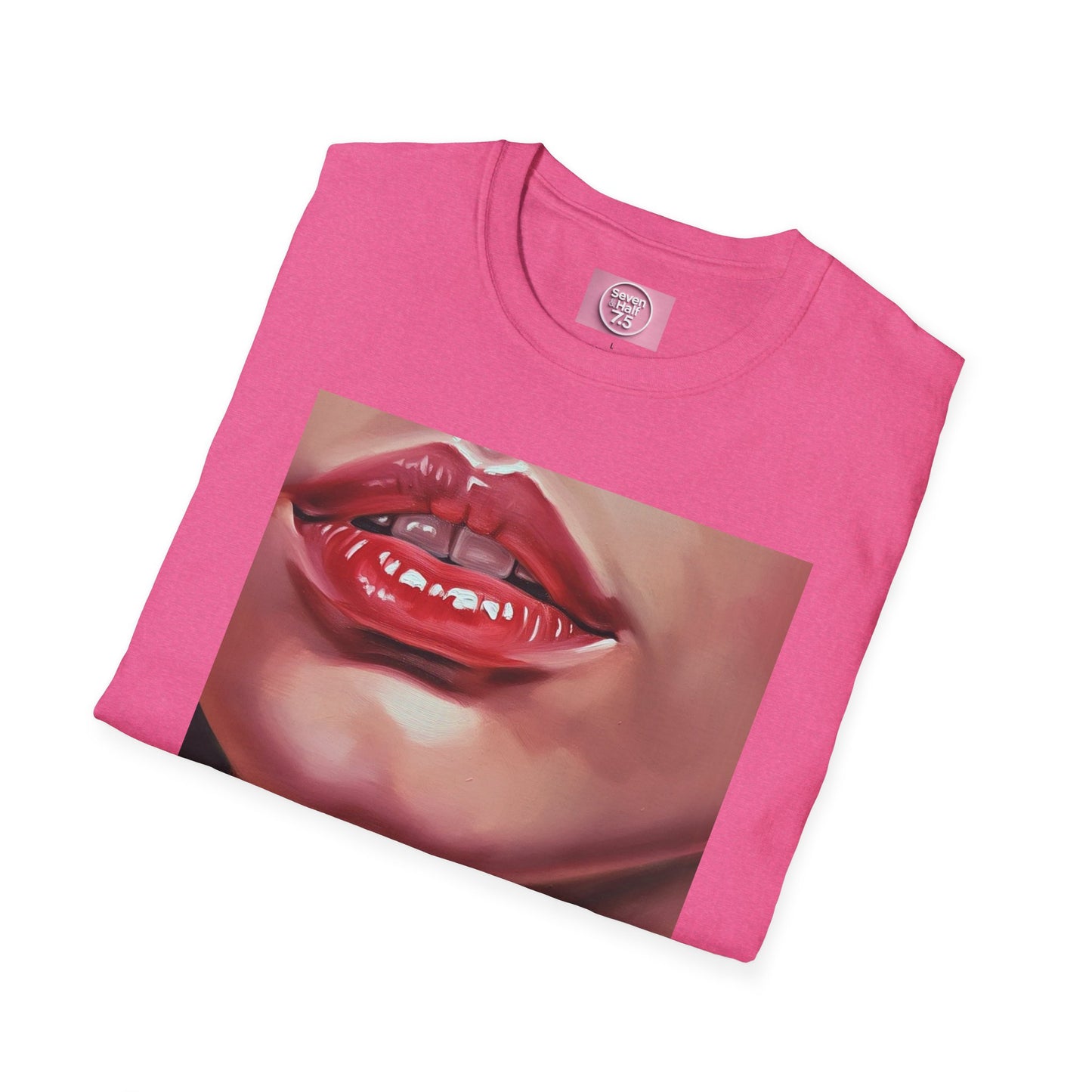 Fire Lips Women's Softstyle T-Shirt - Bold Art for Confident Expressions