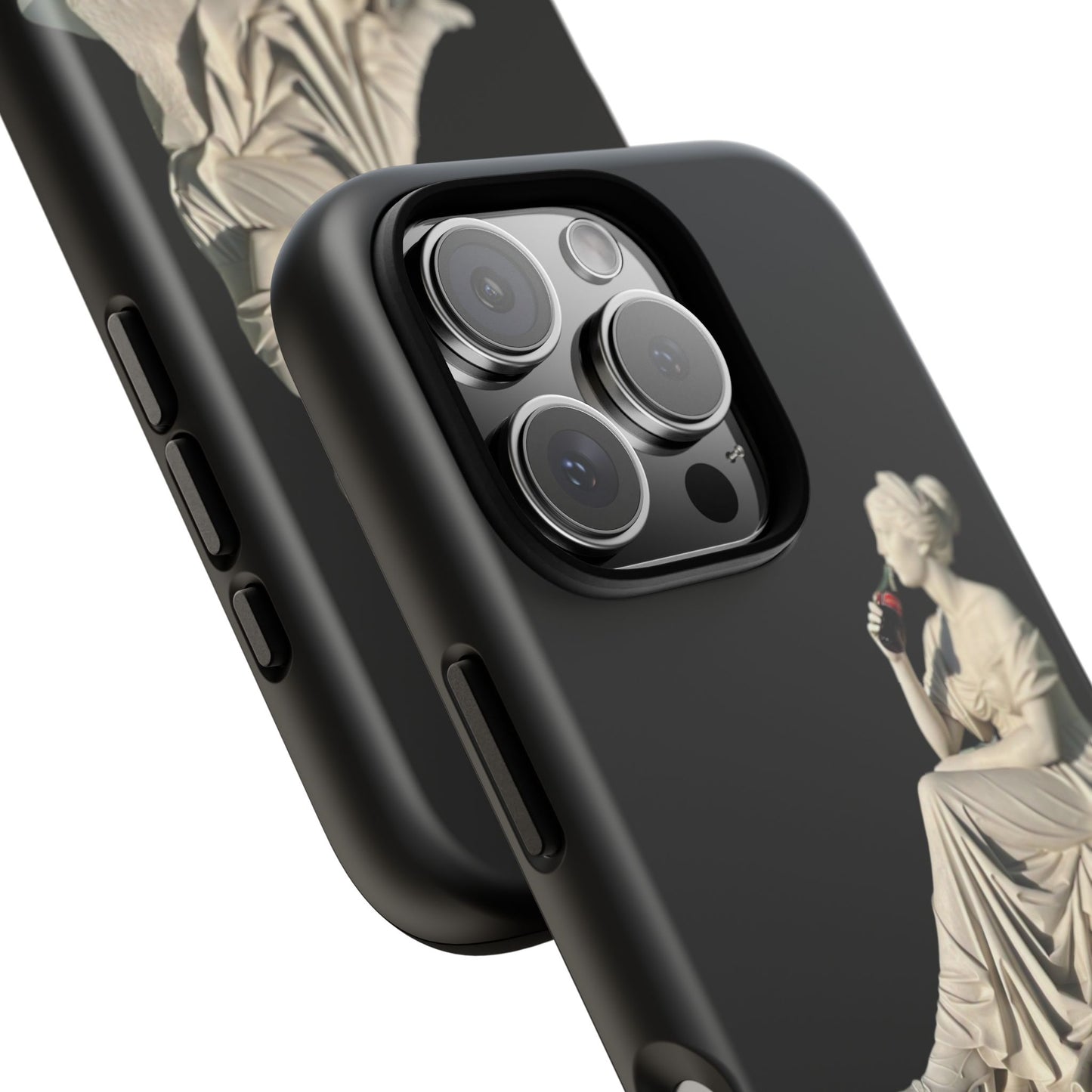 Elegant Phone Case - Stylish Tough Case with Sculpture Design