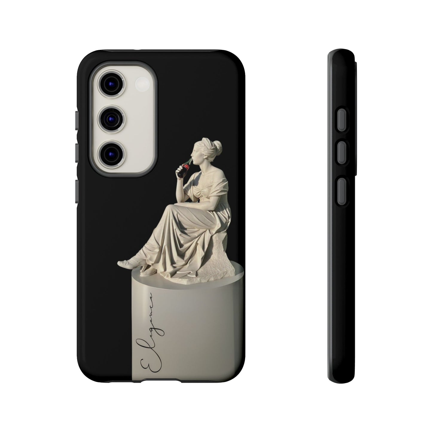 Elegant Phone Case - Stylish Tough Case with Sculpture Design